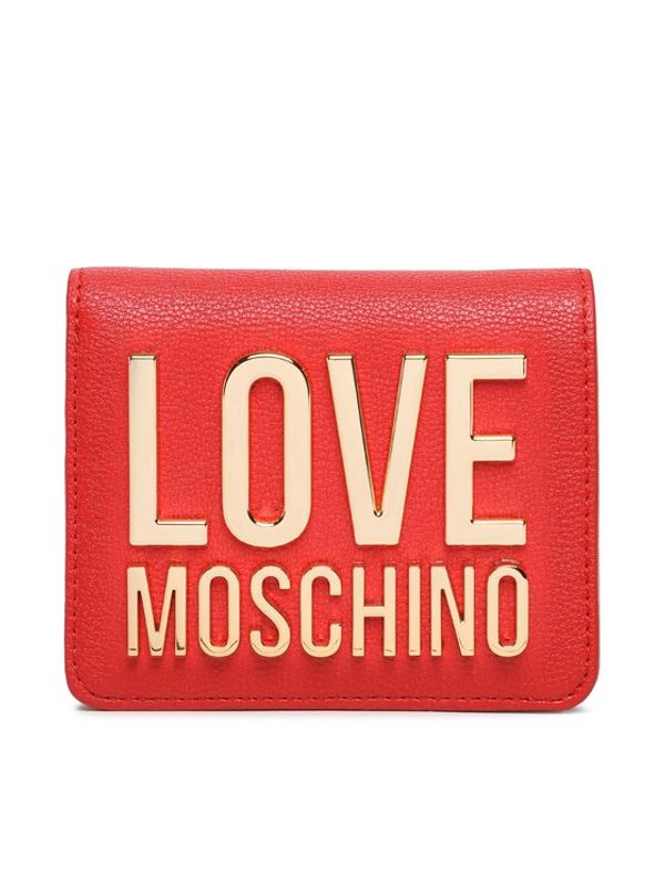 LOVE MOSCHINO LOVE MOSCHINO Малък дамски портфейл JC5612PP1HLI0500 Червен