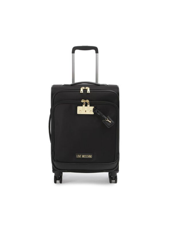 LOVE MOSCHINO LOVE MOSCHINO Малък текстилен куфар JC5102PP1HL1400A Черен