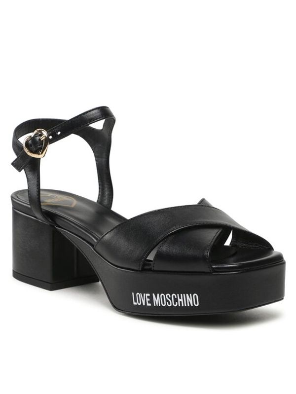 LOVE MOSCHINO LOVE MOSCHINO Сандали JA16085G1GIE0000 Черен