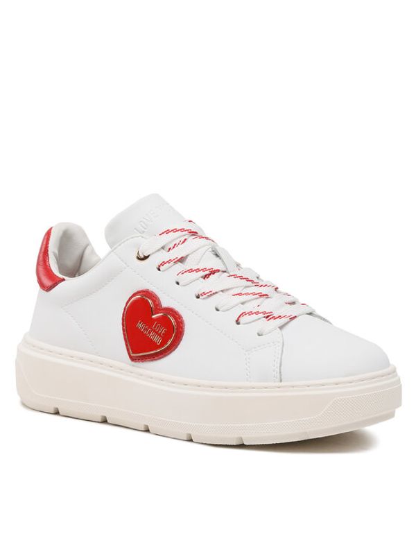 LOVE MOSCHINO LOVE MOSCHINO Сникърси JA15384G1GIA110B Бял