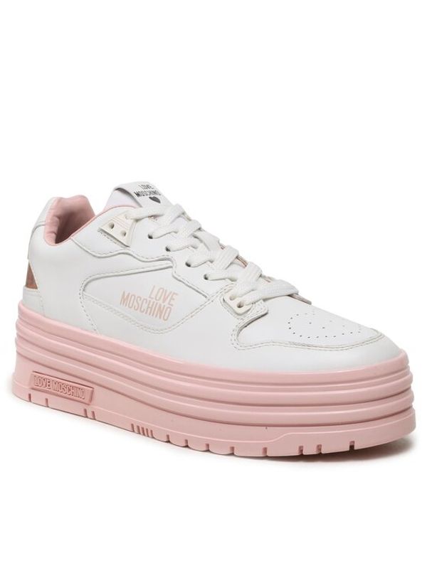 LOVE MOSCHINO LOVE MOSCHINO Сникърси JA15436G1HIAM10A Бял