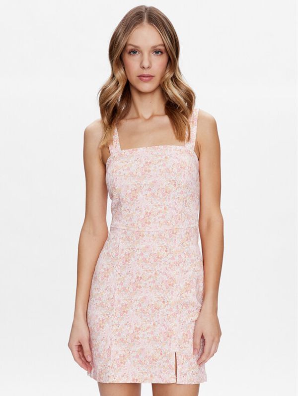 LTB LTB Лятна рокля Molika 61049 15382 Розов Slim Fit