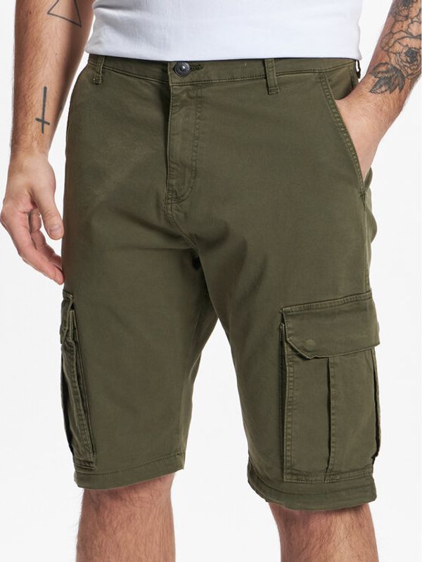 LTB LTB Шорти от плат Dikada 46013 25001 Зелен Regular Fit