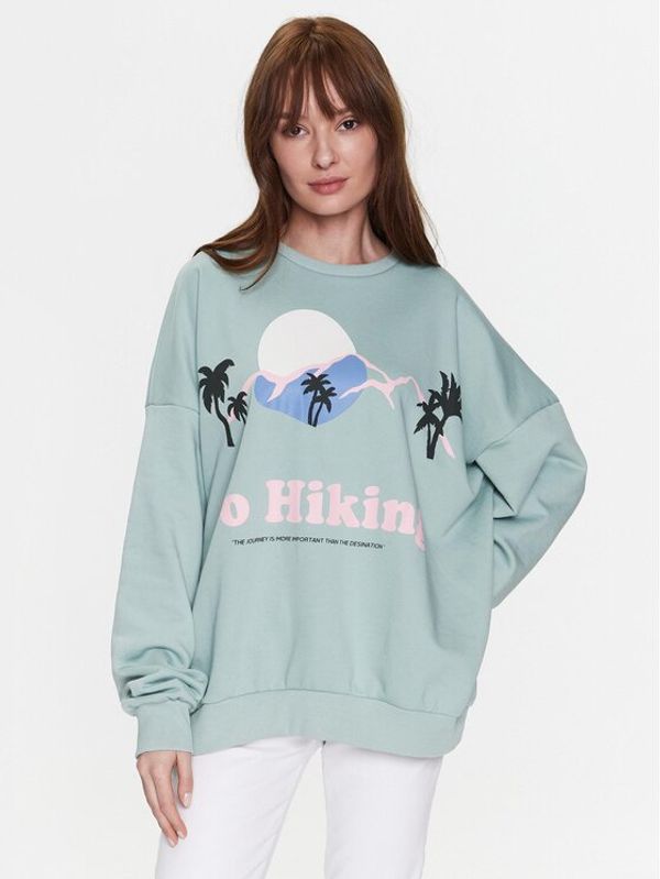 LTB LTB Суитшърт Soyeme 81018 6089 Зелен Relaxed Fit