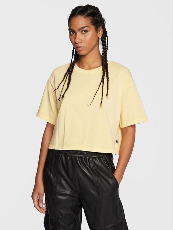 LTB LTB Тишърт Lelole 80047 6481 Жълт Regular Fit