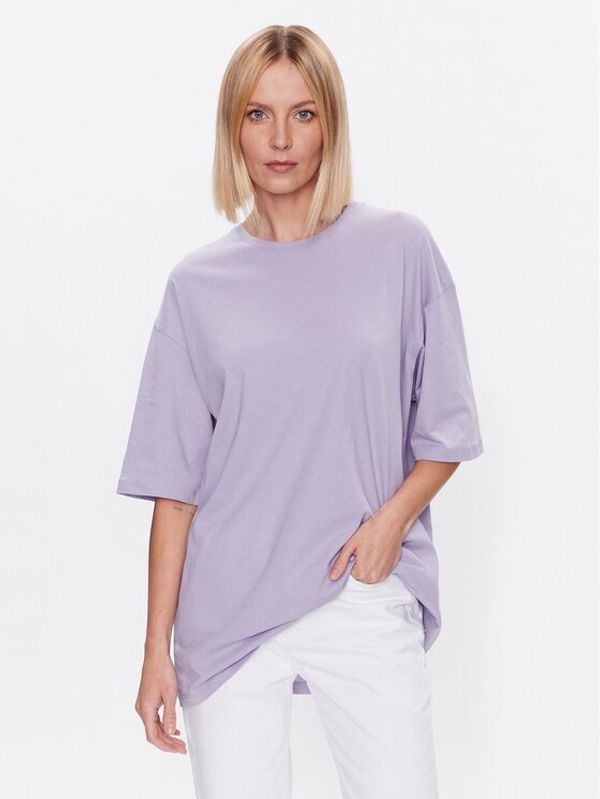 LTB LTB Тишърт Nadoho 80080 6089 Виолетов Oversize