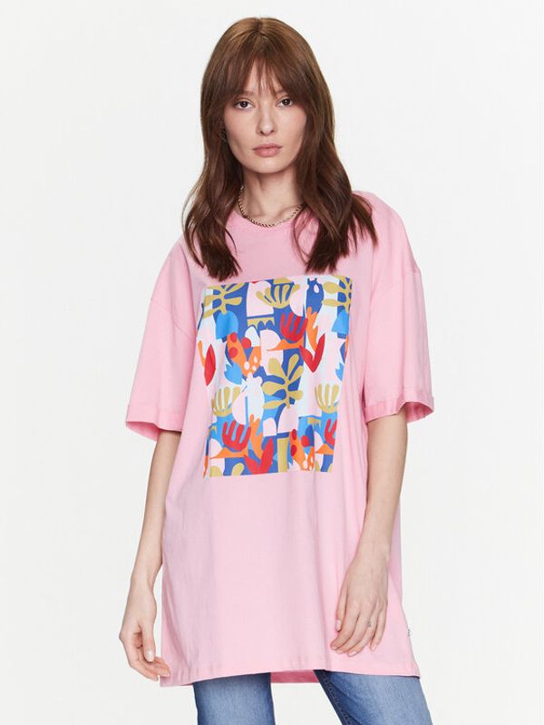 LTB LTB Тишърт Sileze 80013 60181 Розов Oversize