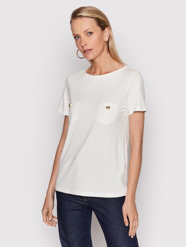 Luisa Spagnoli Luisa Spagnoli Блуза Biancofiore 539041 Бял Regular Fit