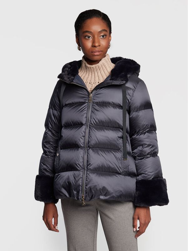 Luisa Spagnoli Luisa Spagnoli Пухено яке Signoria 539600 Тъмносин Regular Fit