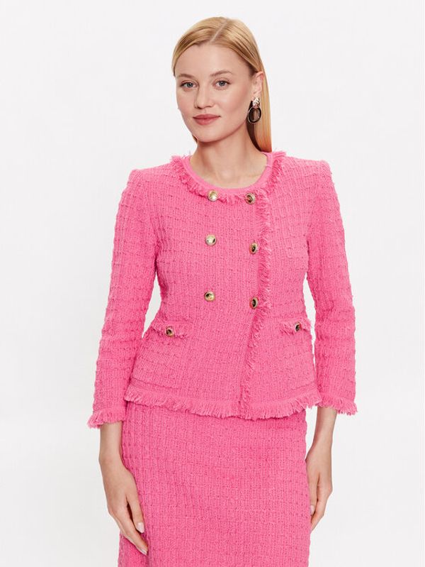 Luisa Spagnoli Luisa Spagnoli Сако Clara 57838 Розов Regular Fit