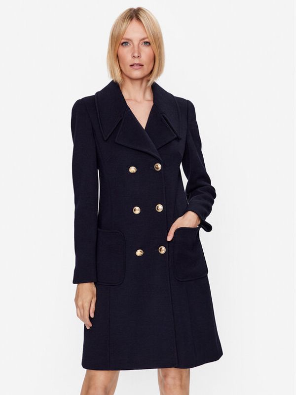 Luisa Spagnoli Luisa Spagnoli Вълнено палто Muschio 539892 Тъмносин Regular Fit