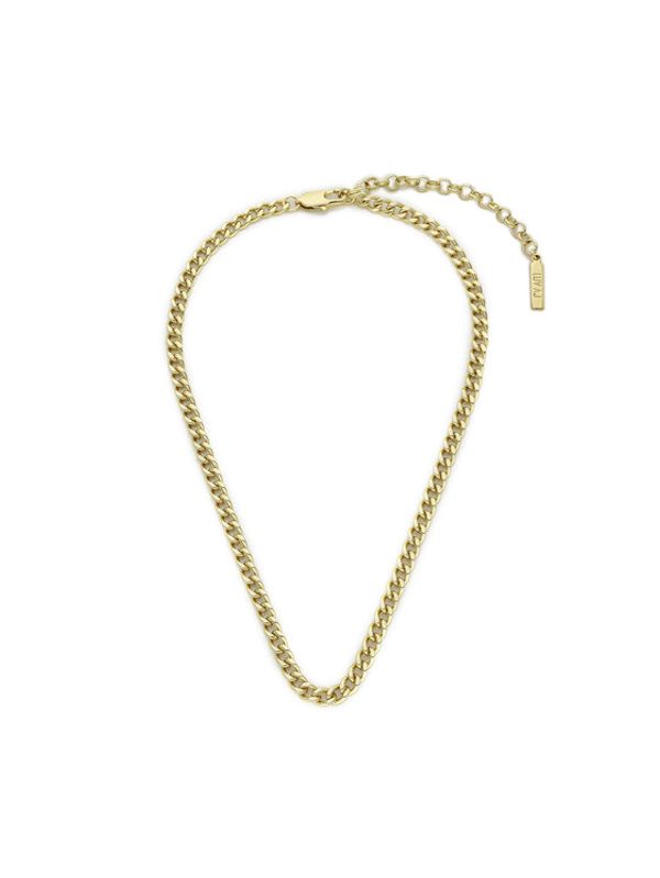 Luv AJ Luv AJ Колие Classiquw Skinny Curb Chain (5mm) CORE22-N-CSCC-G Златист