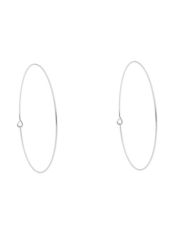 Luv AJ Luv AJ Обици Capri WireHoops PH17E-CWH-S Сребрист