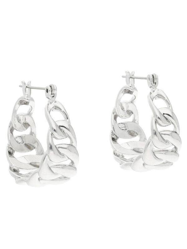 Luv AJ Luv AJ Обици Mini Louis Chain Hooper FW22-E-MLCH-S Сребрист