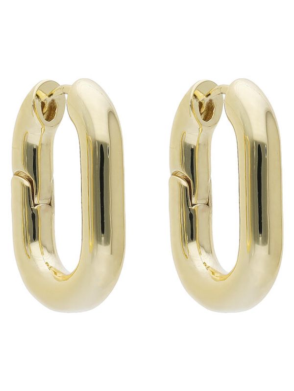 Luv AJ Luv AJ Обици Xl Chain Link Hoops CH8-E-XLCLH-G Златист