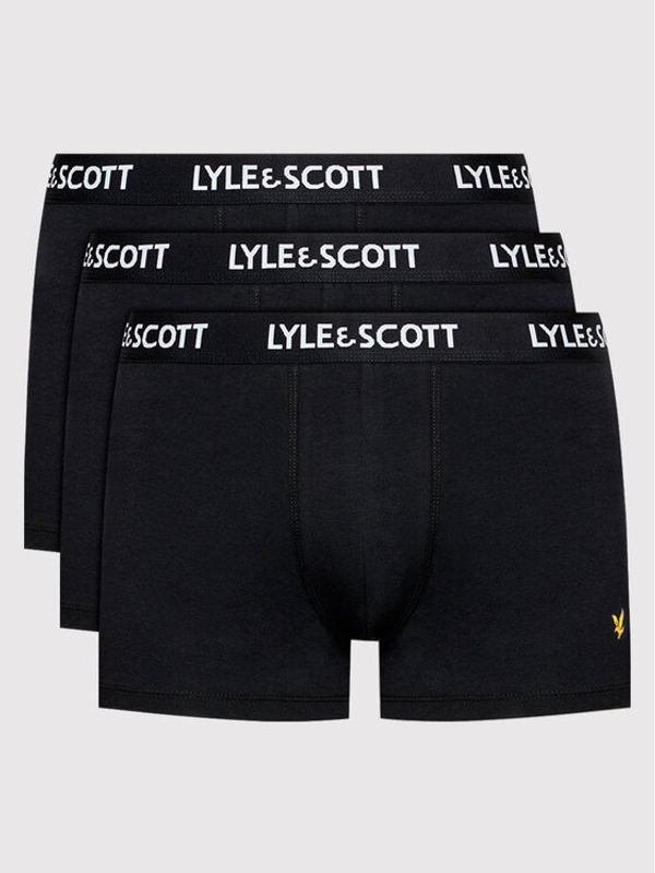 Lyle & Scott Lyle & Scott Комплект 3 чифта боксерки Barclay LSUWTC001 Черен