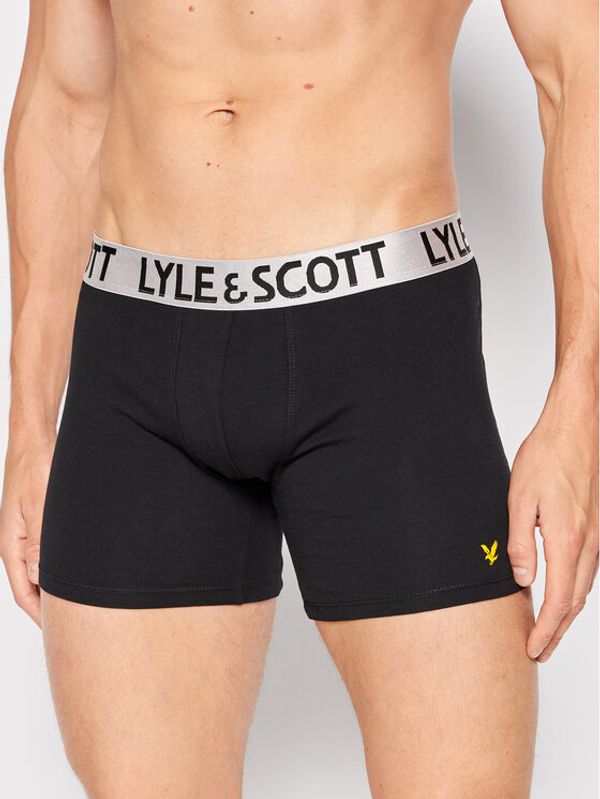 Lyle & Scott Lyle & Scott Комплект 3 чифта боксерки Christopher LS-UW-F-023-2222 Черен