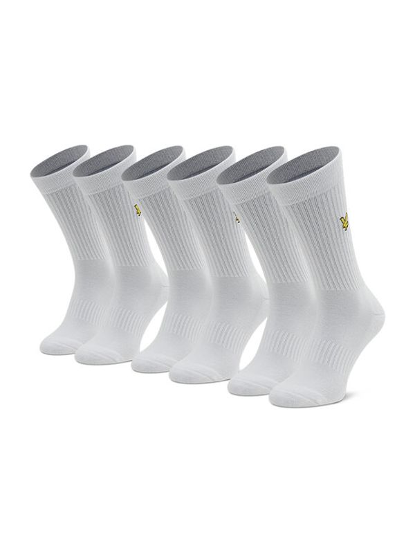 Lyle & Scott Lyle & Scott Комплект 3 чифта дълги чорапи мъжки Hamilton LS-SPRT-SK-502-3321 r.40-46 Бял