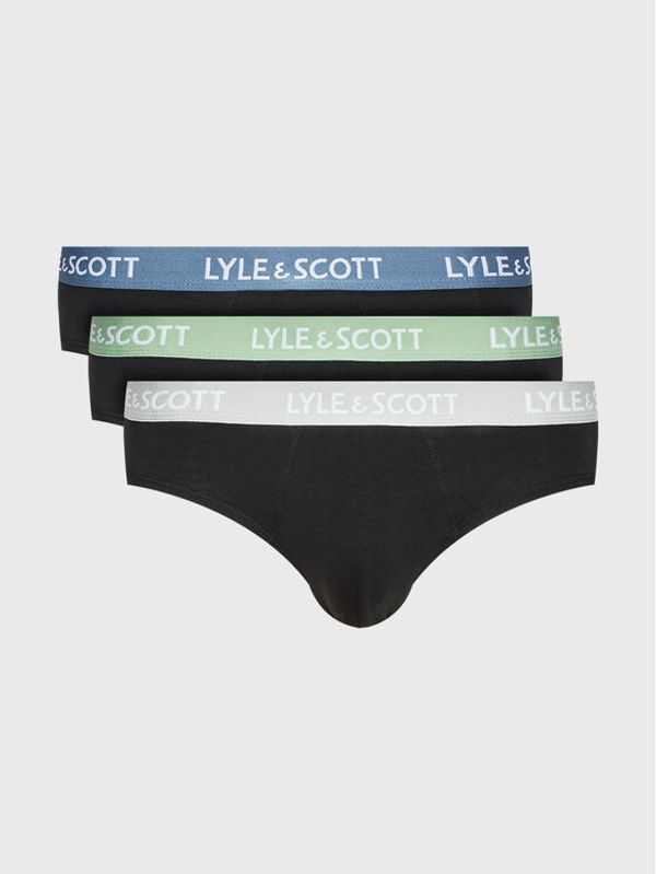 Lyle & Scott Lyle & Scott Комплект 3 чифта слипове Owen LSUWBC002 Черен