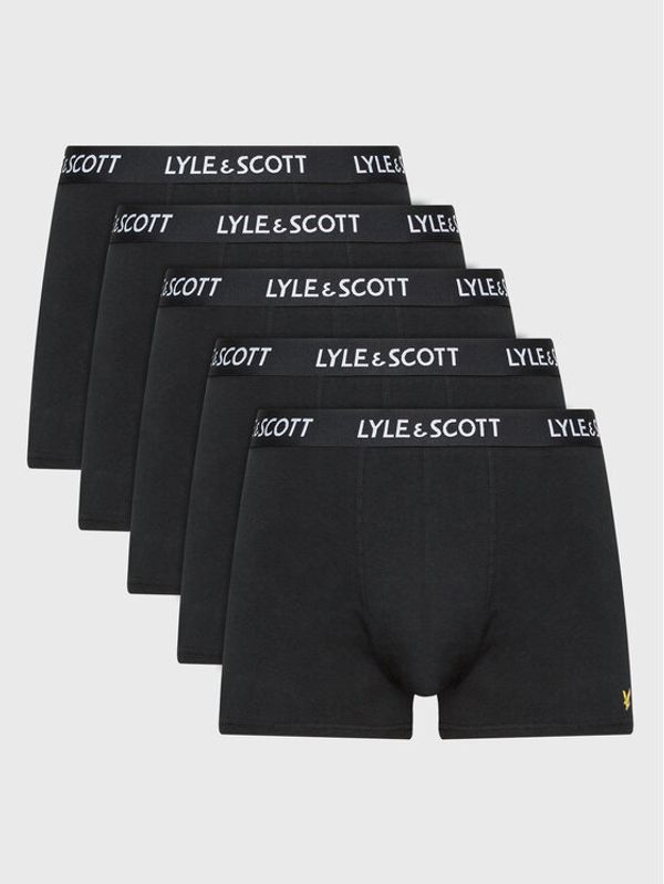 Lyle & Scott Lyle & Scott Комплект 5 чифта боксери Miller LS5UW005 Черен