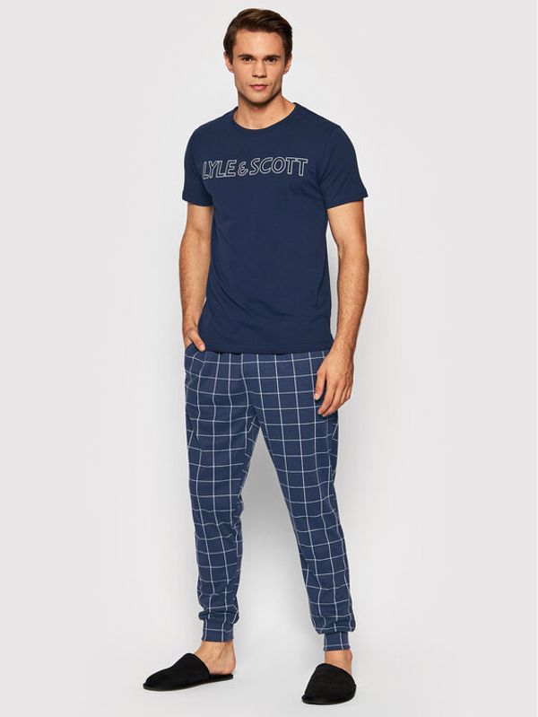 Lyle & Scott Lyle & Scott Пижама Dominic LSLSET947 Тъмносин