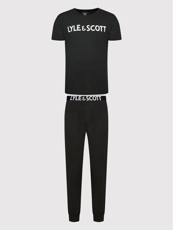 Lyle & Scott Lyle & Scott Пижама Eric LSLSET972 Черен Regular Fit