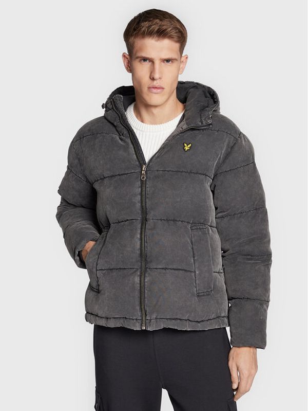 Lyle & Scott Lyle & Scott Пухено яке Washed Wadded JK1701V Сив Regular Fit