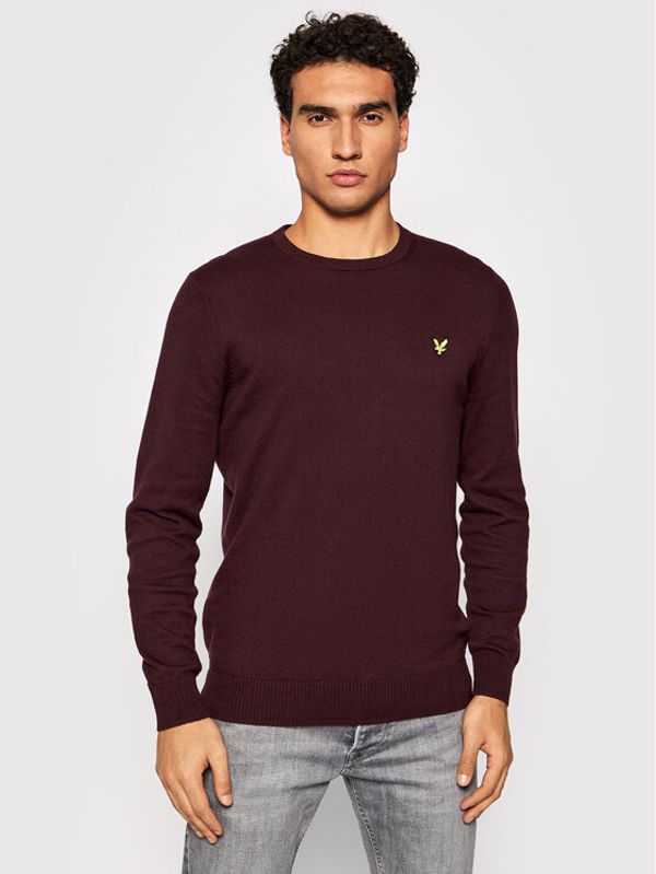 Lyle & Scott Lyle & Scott Пуловер KN400VC Бордо Regular Fit