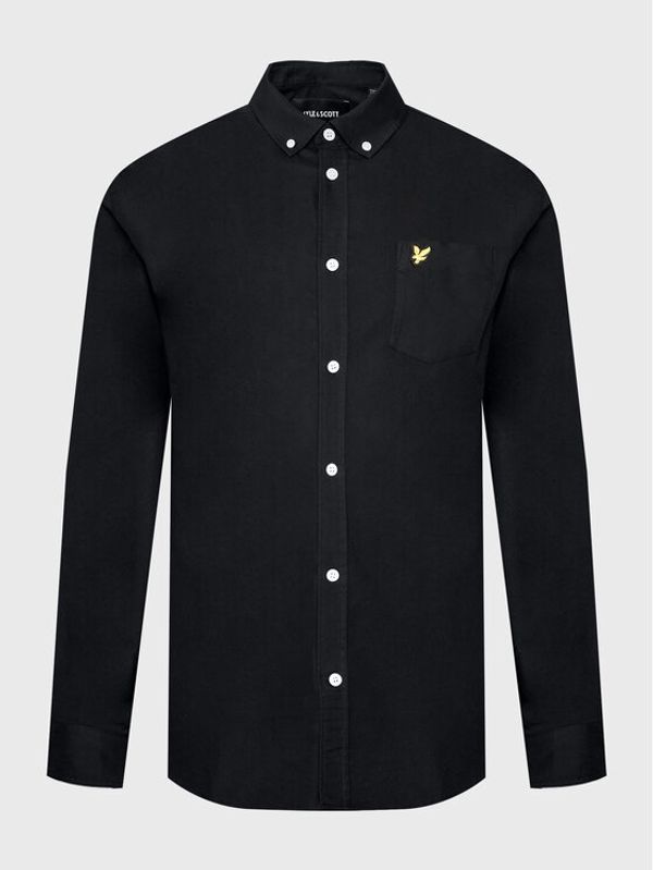 Lyle & Scott Lyle & Scott Риза Oxford LW1302VOG Черен Regular Fit