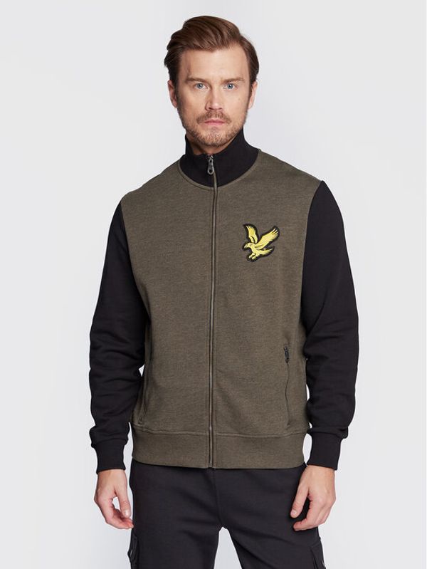 Lyle & Scott Lyle & Scott Суитшърт Block ML1728V Каки Regular Fit