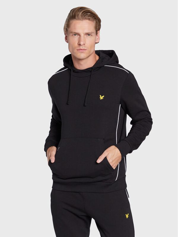 Lyle & Scott Lyle & Scott Суитшърт Contrast Piping ML1482OGSP Черен Slim Fit