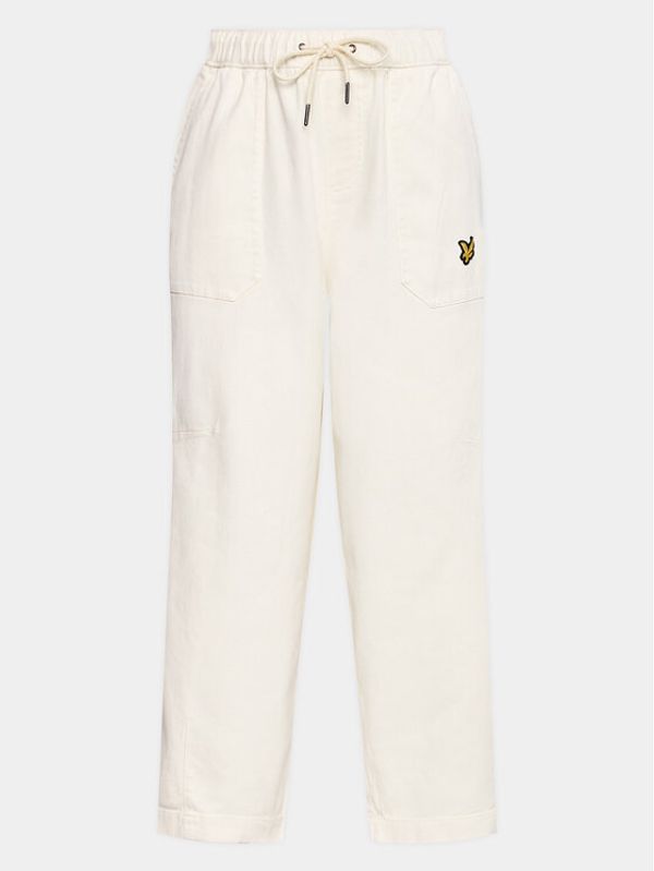 Lyle & Scott Lyle & Scott Текстилни панталони Workwear Trousers TRW1801V Бял Regular Fit