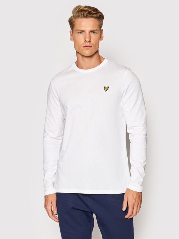 Lyle & Scott Lyle & Scott Тениска с дълъг ръкав Plain TS512VOG Бял Regular Fit