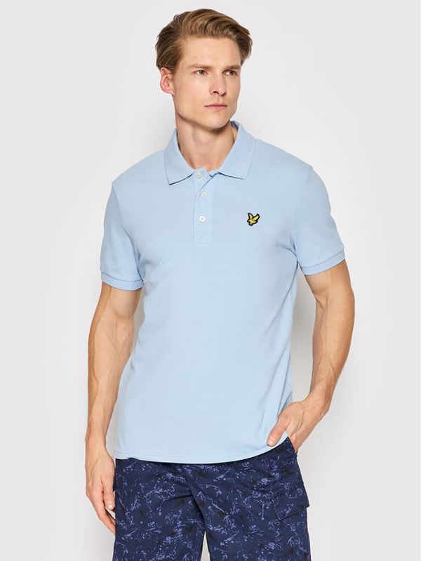 Lyle & Scott Lyle & Scott Тениска с яка и копчета Plain SP400VOG Син Regular Fit