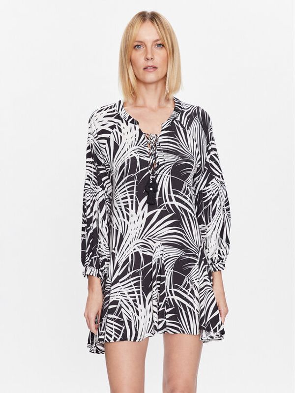 Maaji Maaji Лятна рокля 1980CTU601 Черен Relaxed Fit