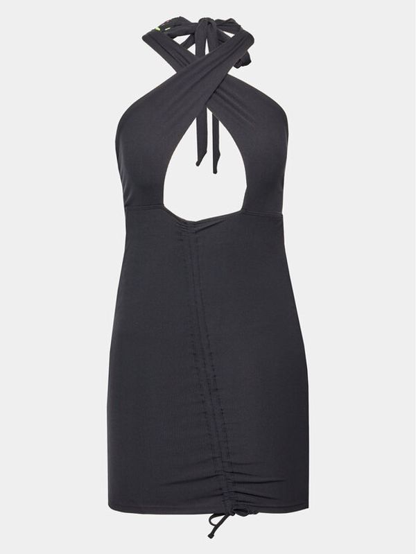 Maaji Maaji Лятна рокля 2061CSD001 Черен Slim Fit