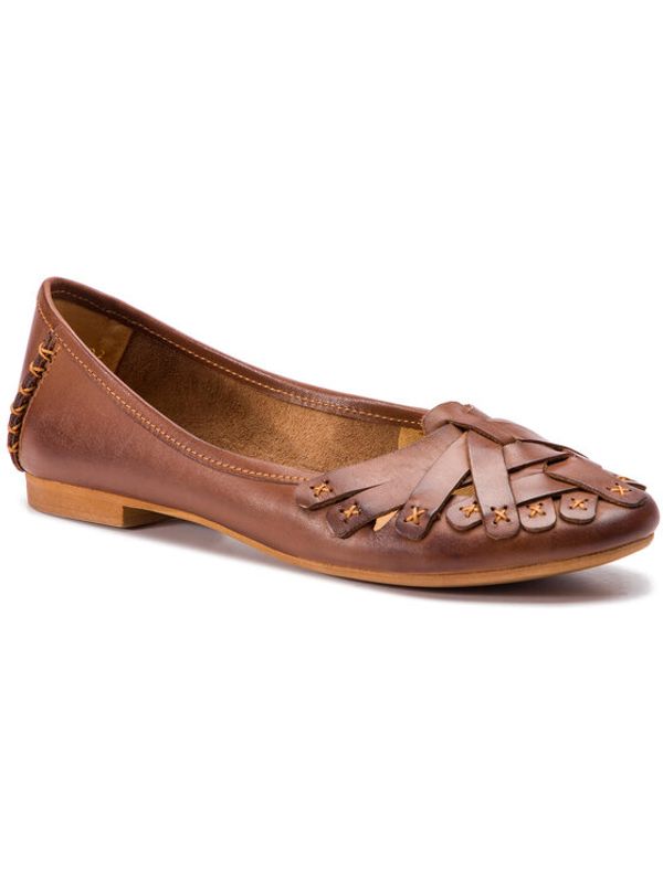 Maciejka Maciejka Балеринки 01358-10/00-0 Кафяв