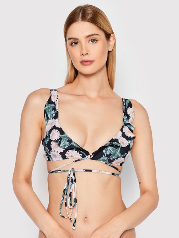 Malai Malai Горнище на бански Flowy Blackley Casanova T44133 Черен