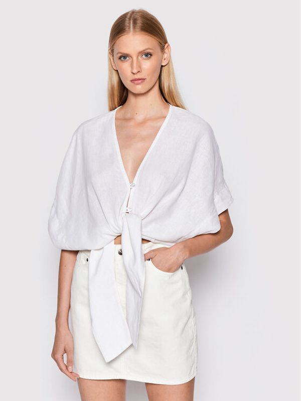 Malai Malai Риза Sienna C95002 Бял Relaxed Fit