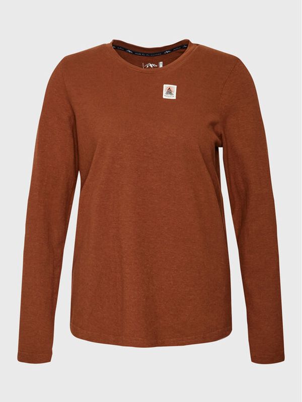 Maloja Maloja Блуза Tavelam 34414-1-8670 Кафяв Modern Fit