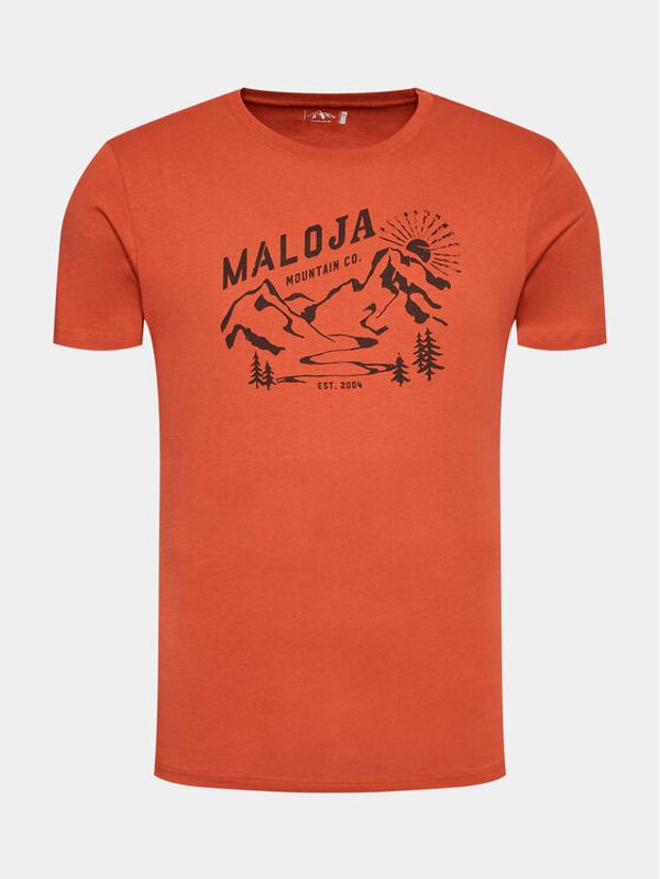 Maloja Maloja Тишърт KorabM. 35503-1-8674 Розов Regular Fit