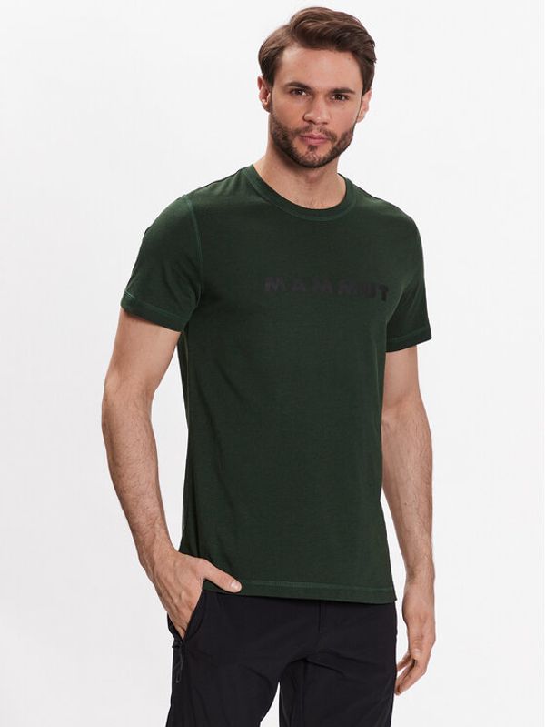 Mammut Mammut Тишърт 1017-04030 Зелен Regular Fit