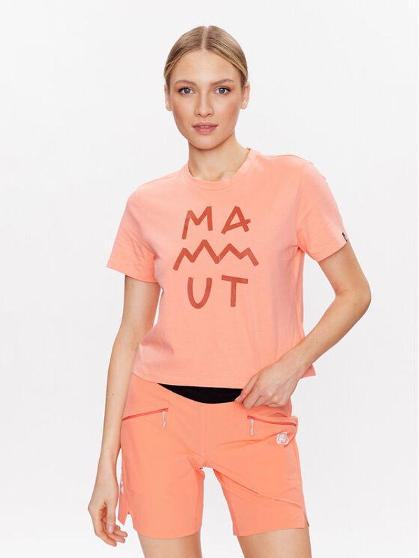 Mammut Mammut Тишърт 1017-05170 Розов Regular Fit