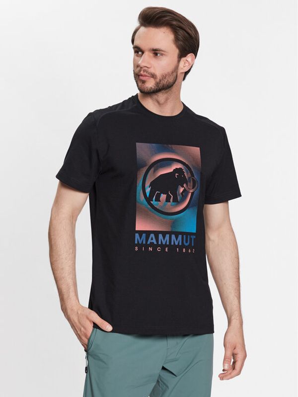 Mammut Mammut Тишърт 1017-05260 Черен Regular Fit
