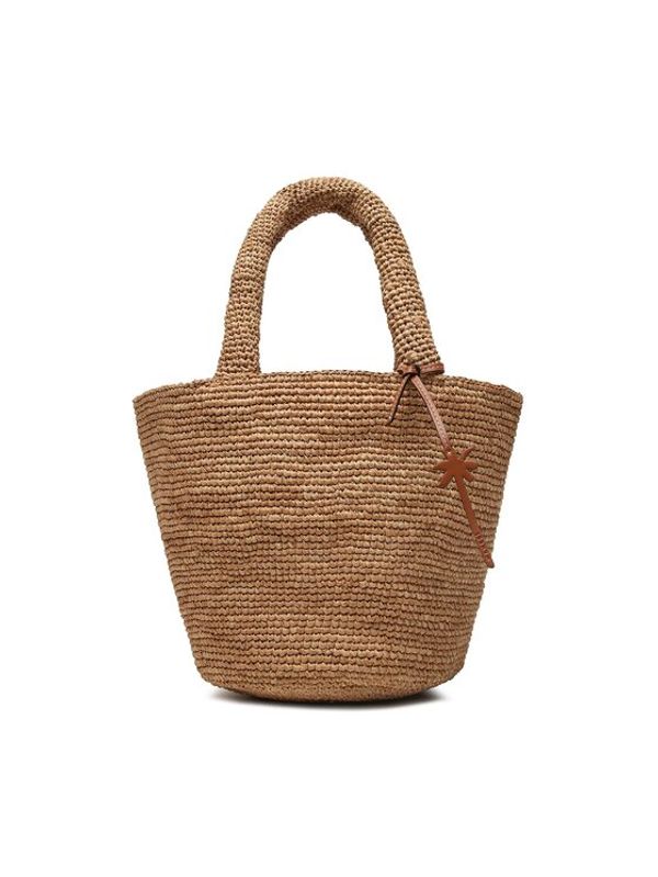 Manebi Manebi Дамска чанта Summer Bag Medium V 2.2 AN Кафяв