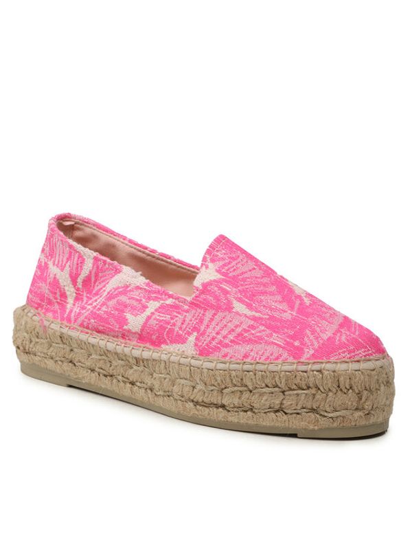 Manebi Manebi Еспадрили Cotton Jaquard Double Sole Espadrilles G 4.7 D0 Розов
