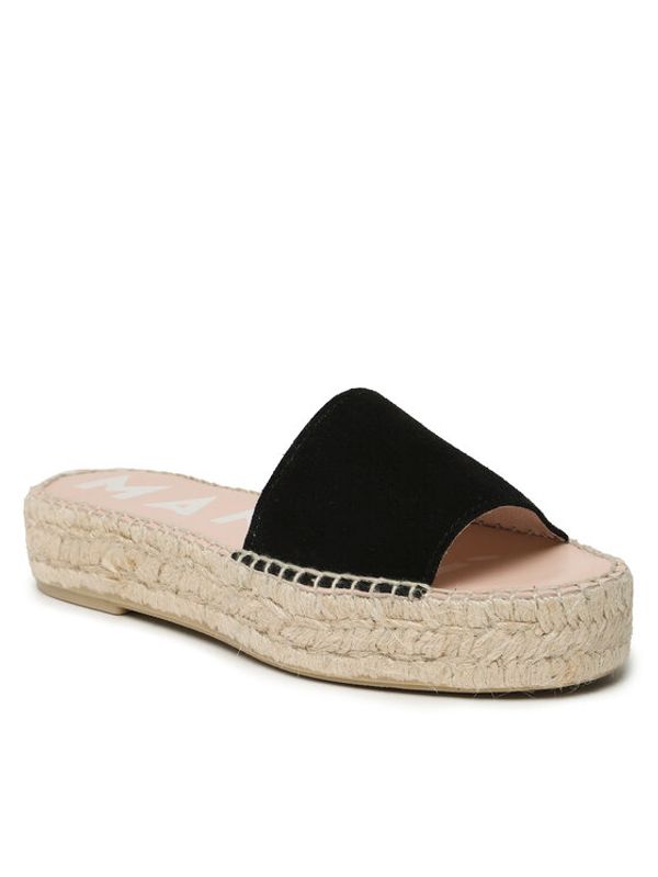 Manebi Manebi Еспадрили Double Sole Slides K 1.0 DS Черен