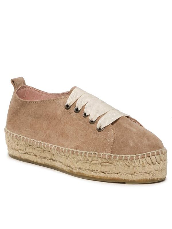 Manebi Manebi Еспадрили Lace-Up Espadrilles W 1.9 E0 Бежов