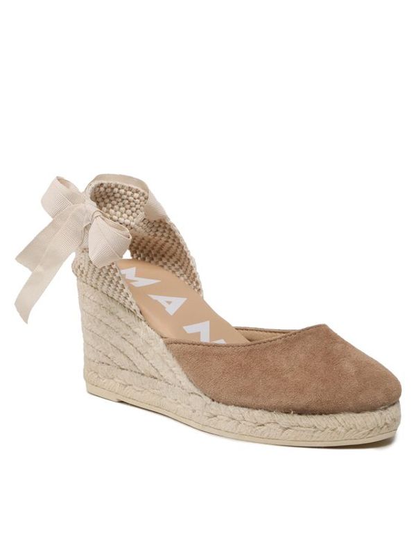Manebi Manebi Еспадрили Low Wedge Espadrilles W 1.9 WL Кафяв