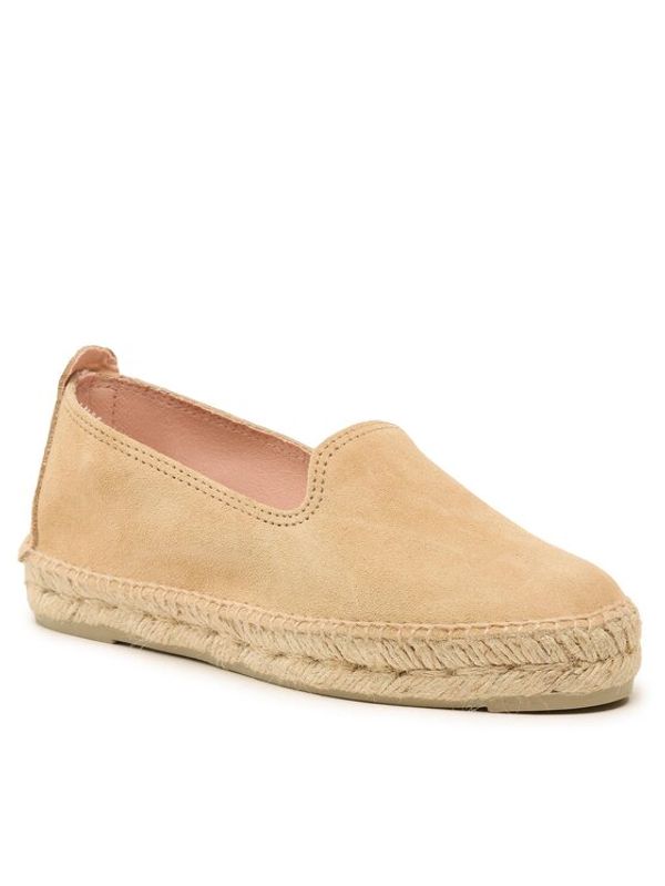 Manebi Manebi Еспадрили Suede Flat Espadrilles Бежов